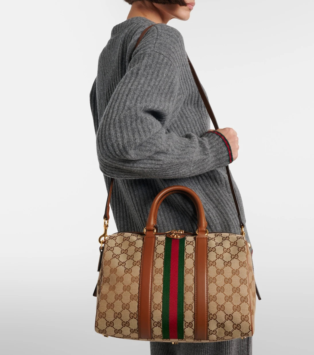 Gucci - حقيبة توتس أوفيديا متوسطة GG