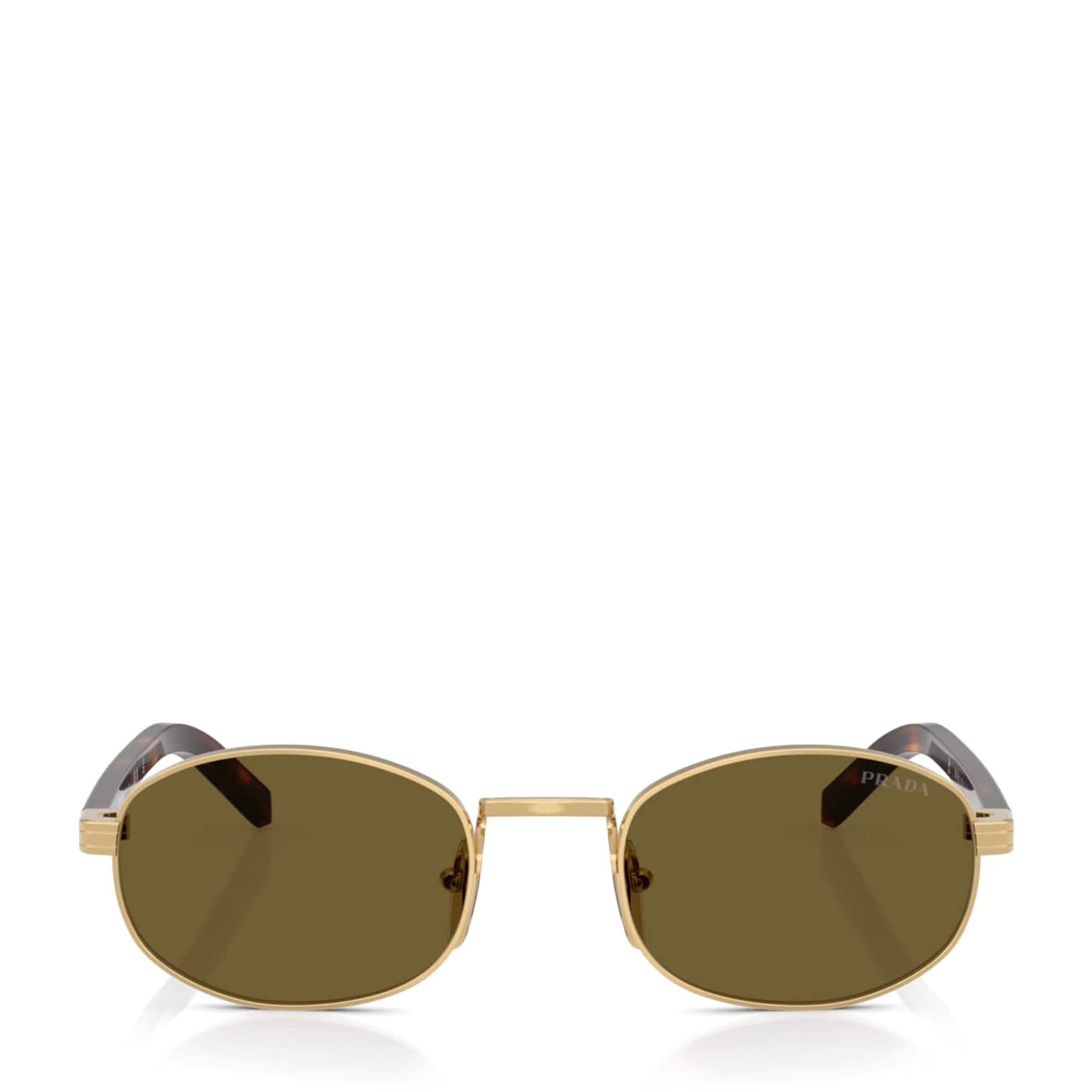 Prada Gold Steel PR B53S Sunglasses