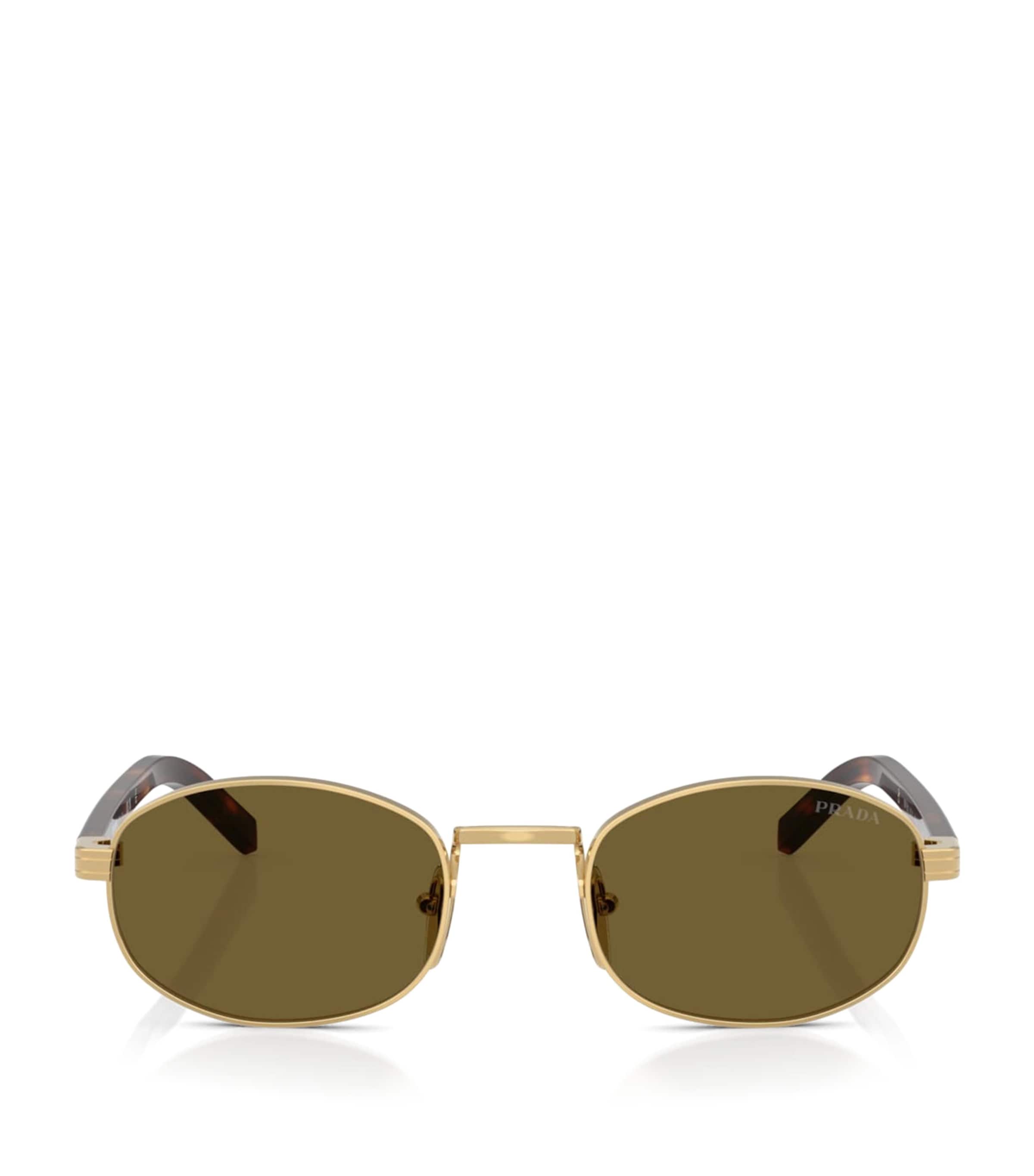 Prada Gold Steel PR B53S Sunglasses
