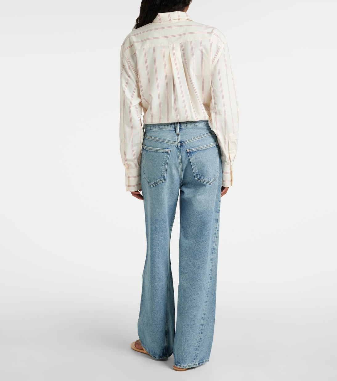 Agolde - Twist low-rise wide-leg jeans