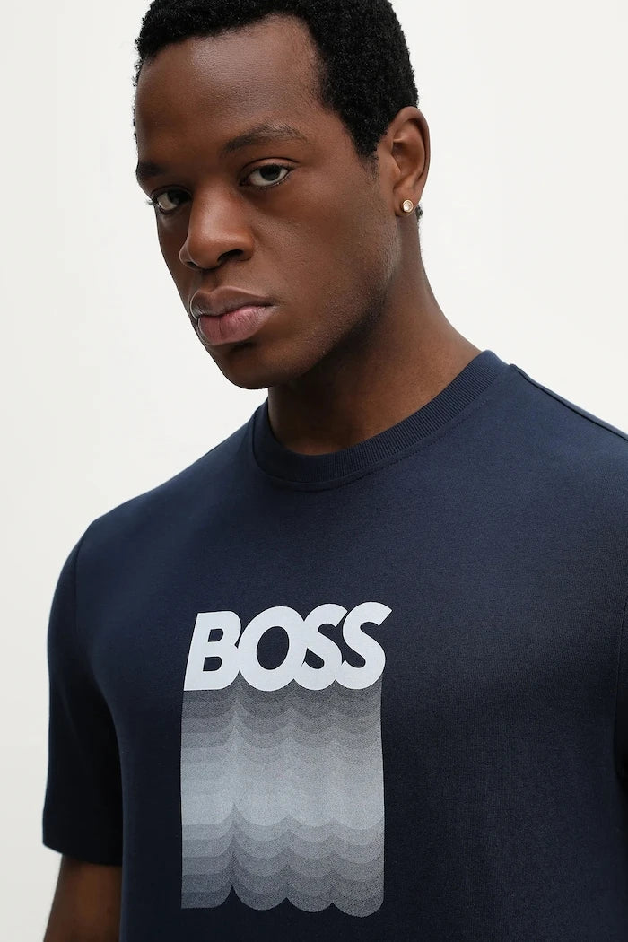 Памучна тениска BOSS Orange Te_Insignia