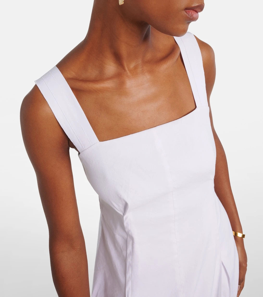 Vince - Linen-blend midi dress