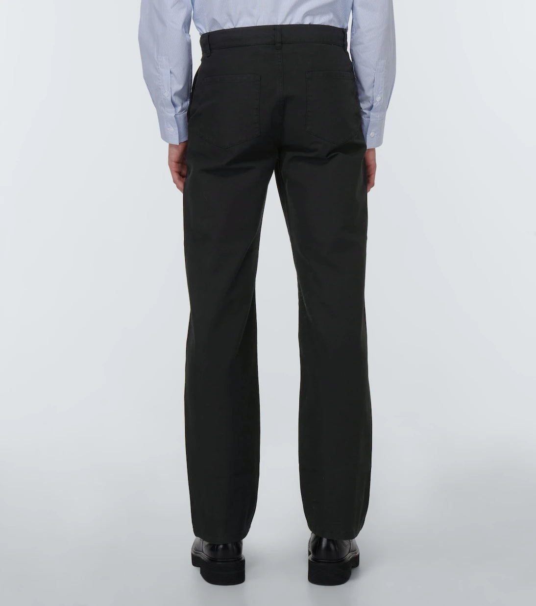 Winnie New York - Paneled straight canvas pants