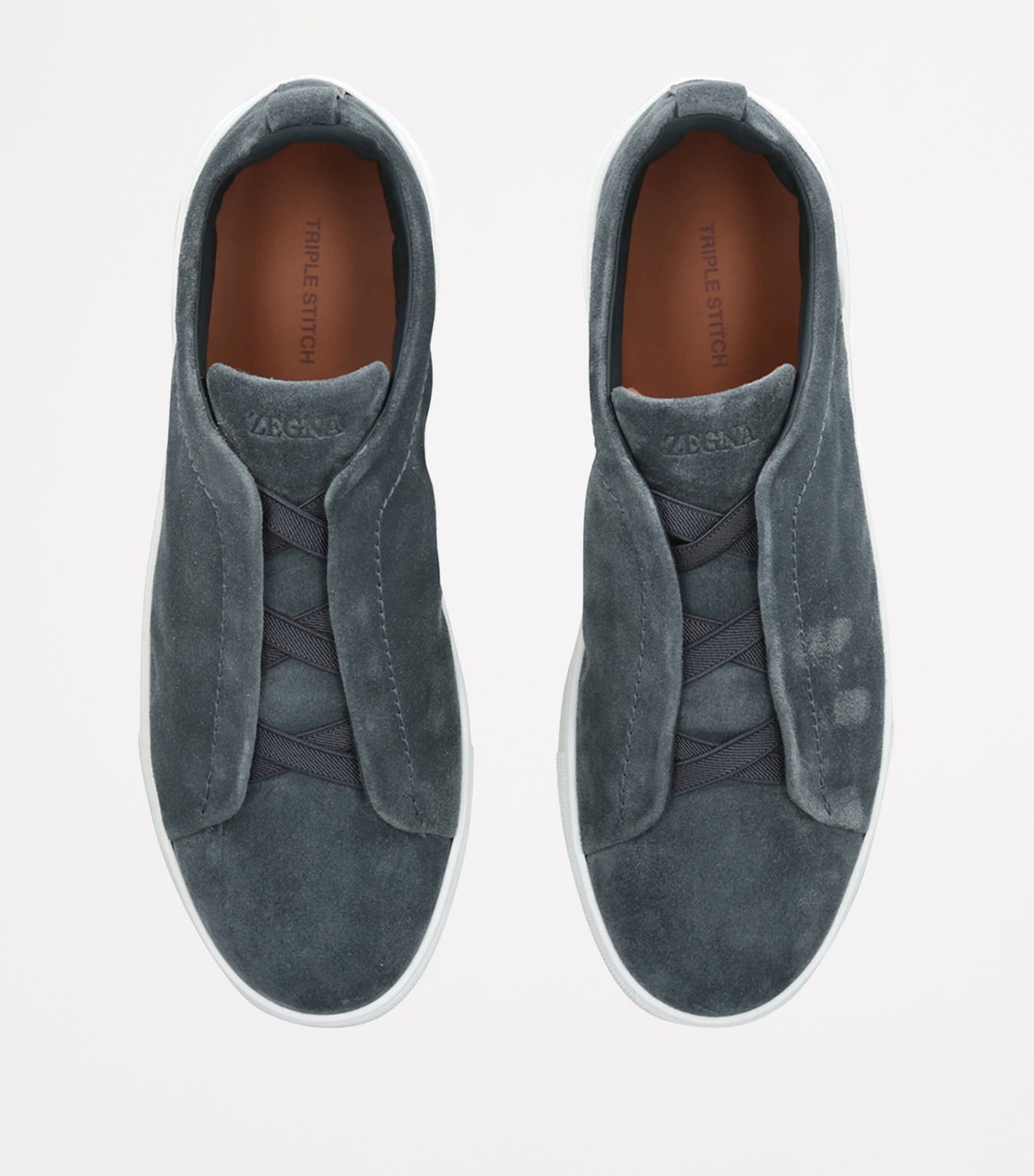 Suede Triple Stitch Sneakers