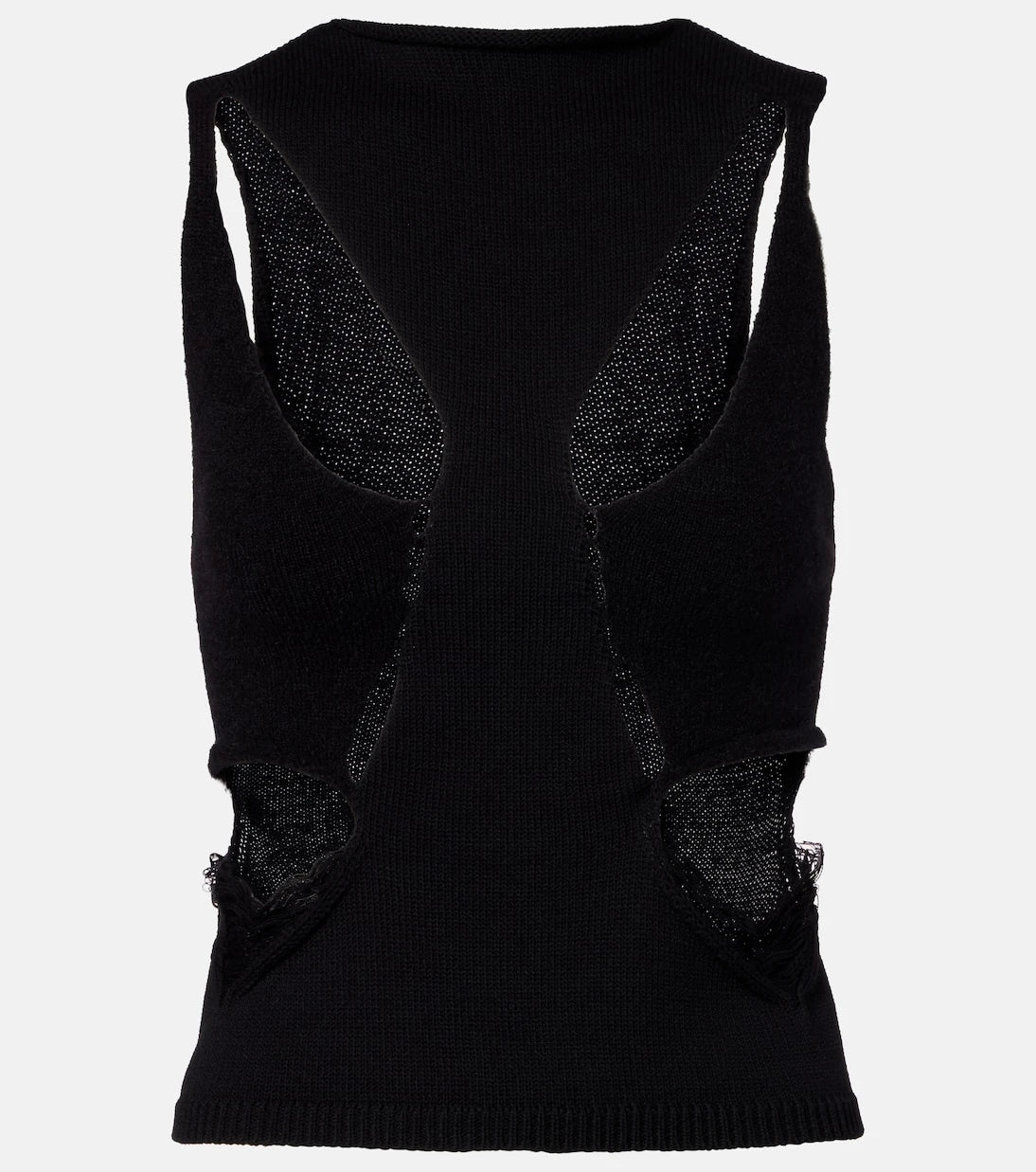 Rick Owens - Alpaca-trimmed virgin wool top