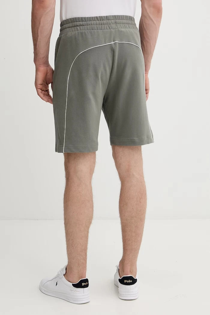HUGO erkek pamuklu elastanlı kısa eşofman şortu PALO SHORTS