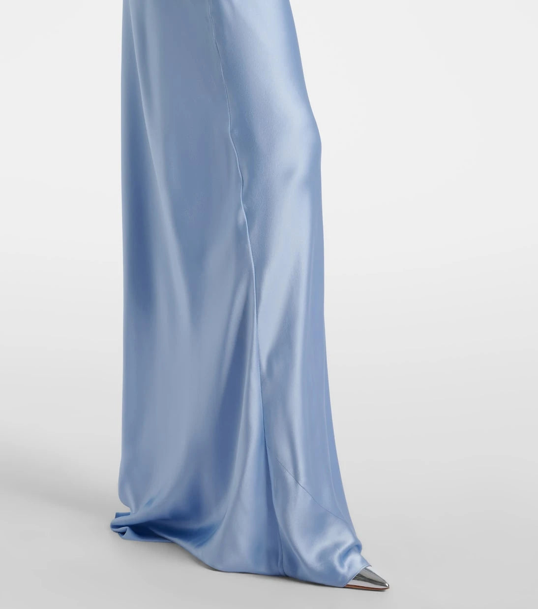 The Sei - Draped silk charmeuse bustier gown