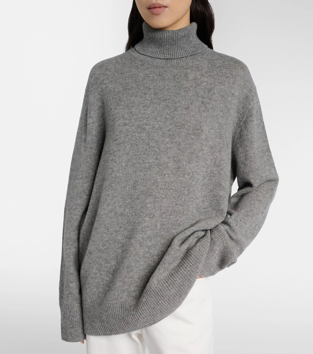 The Row - Stepny wool and cashmere turtleneck sweater