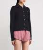 Cotton Polo Pony Cable-Knit Cardigan