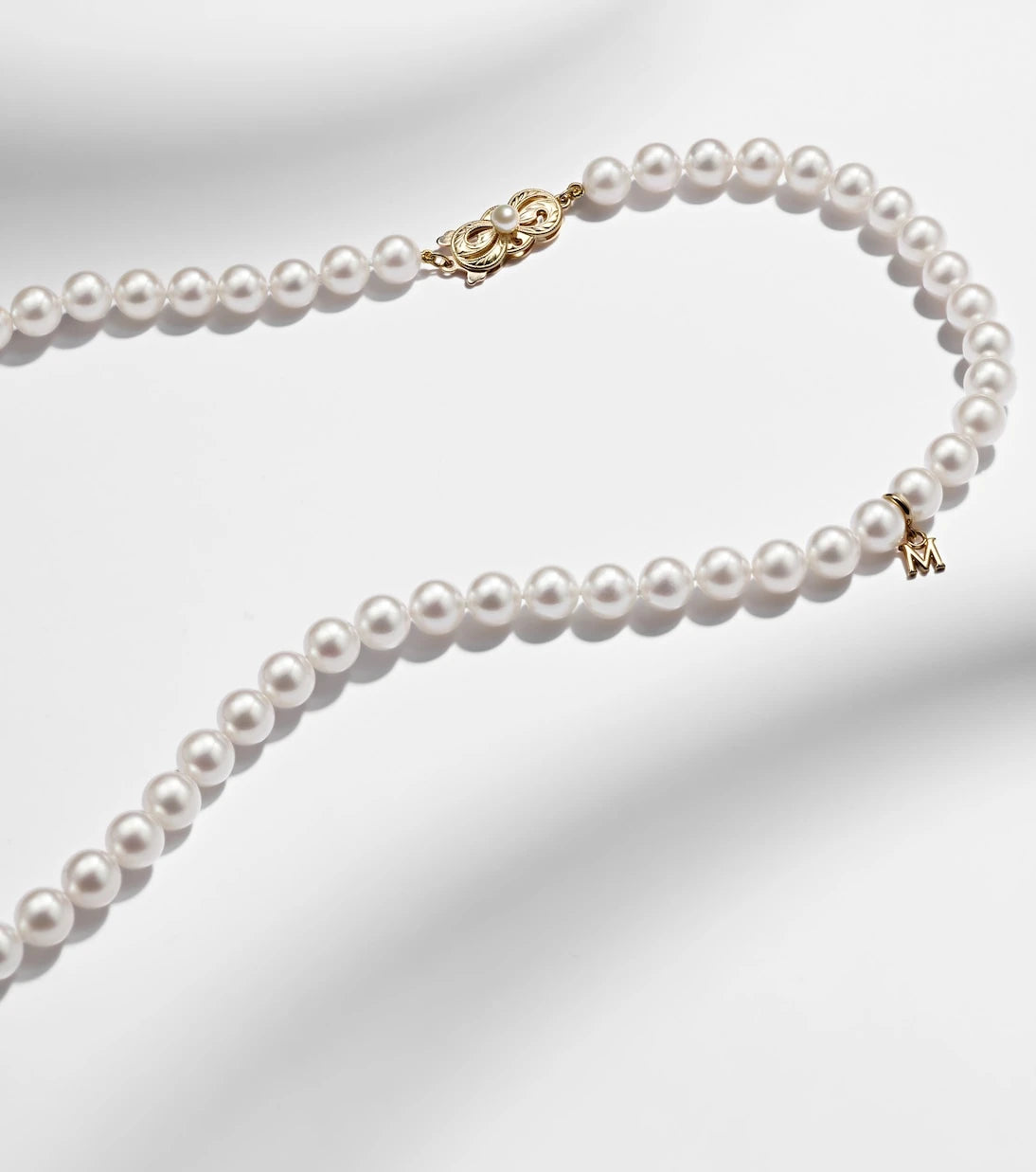 Mikimoto - 18kt gold necklace with pearls