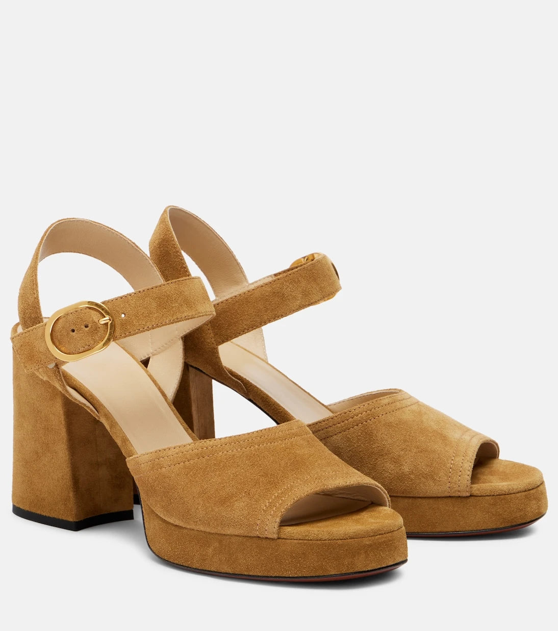 Valentino Garavani - Fawcette 100 suede platform sandals
