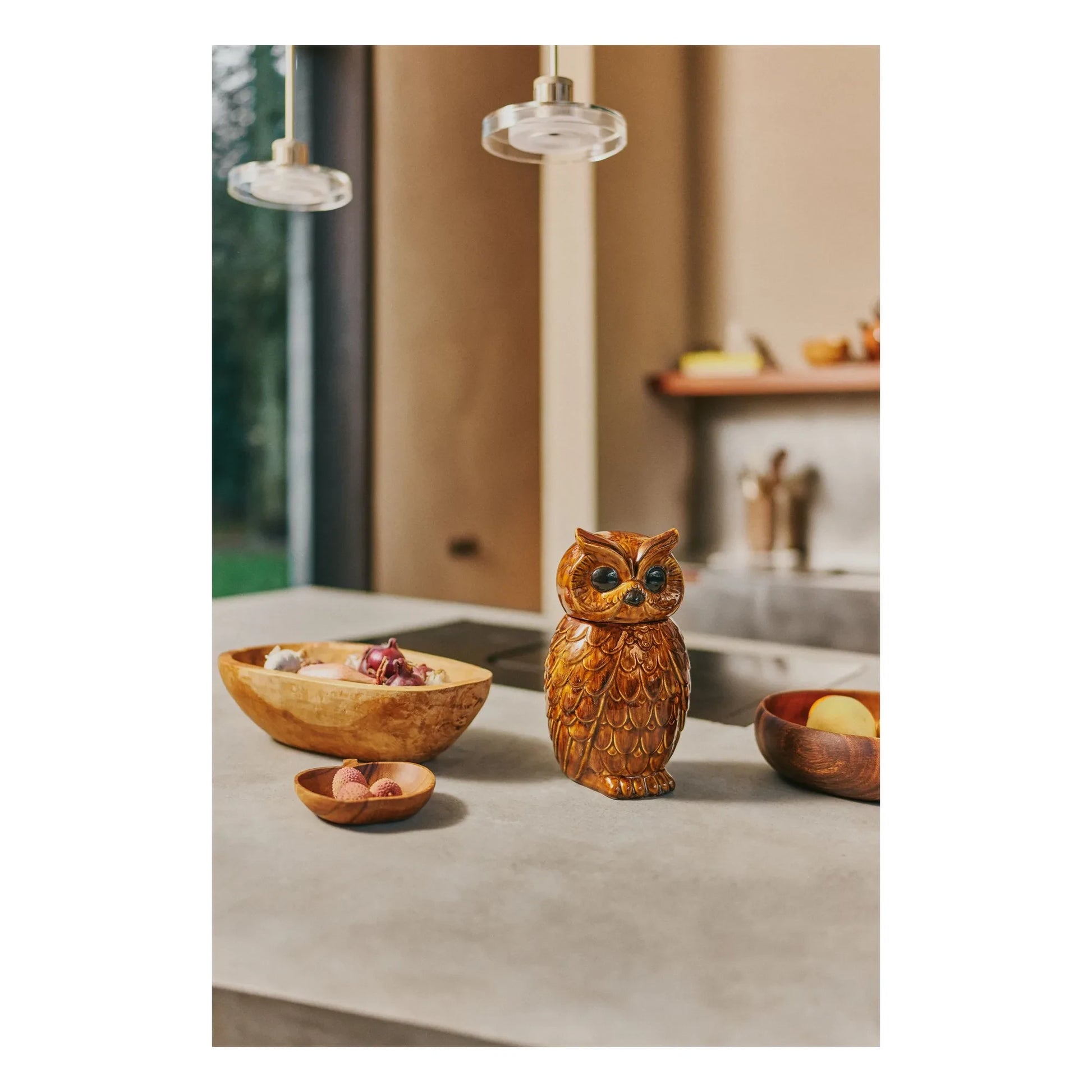 HKliving - Acacia apple plate