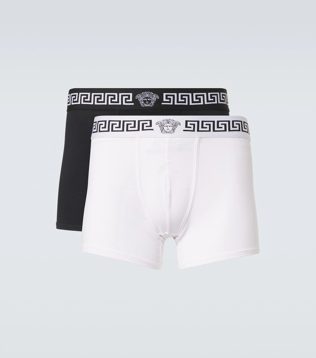 Versace - Set of 2 Greca Border cotton-blend boxer briefs