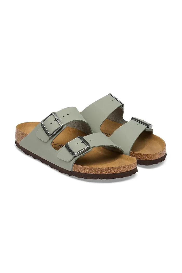 Birkenstock чехли от кожа Arizona Oiled Leather
