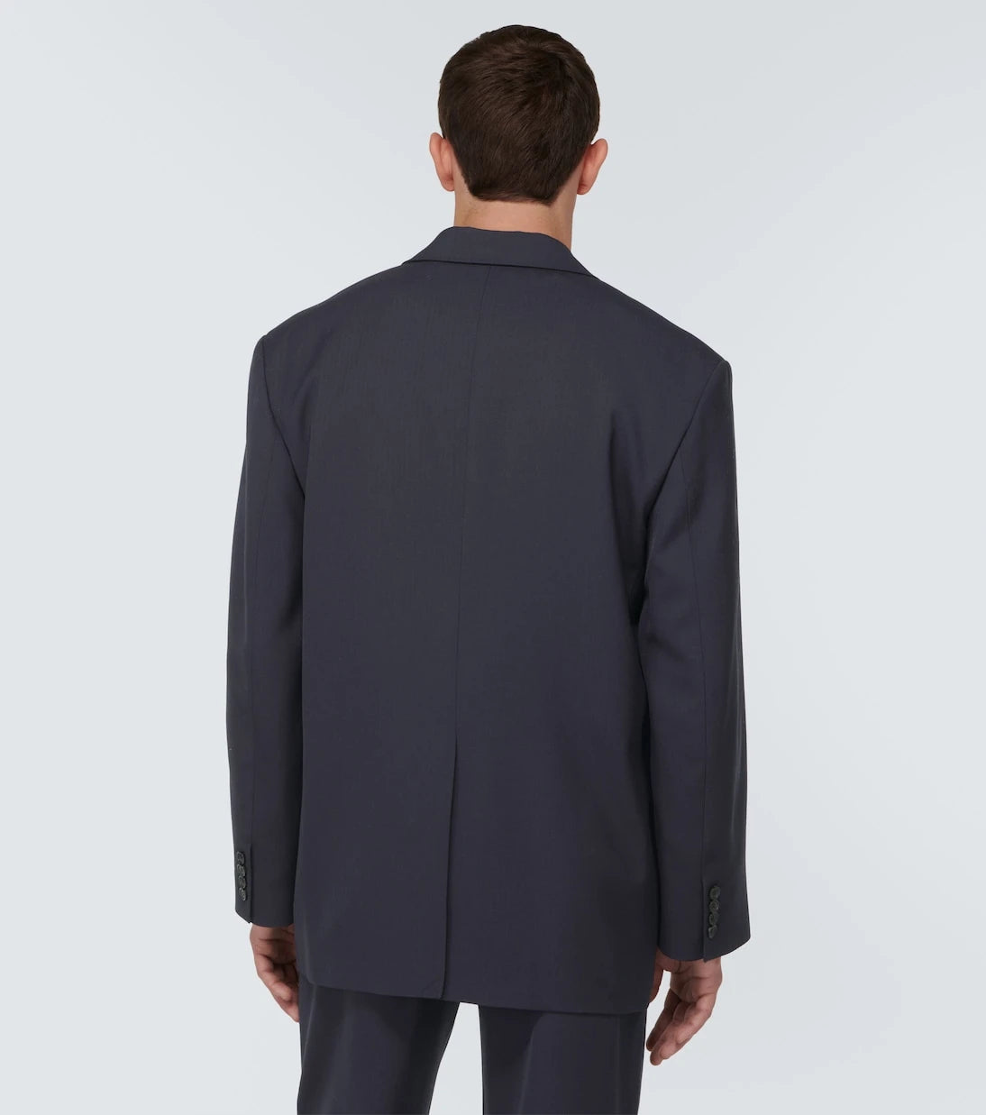 Acne Studios - سترة بليزر كبيرة الحجم من مزيج الصوف