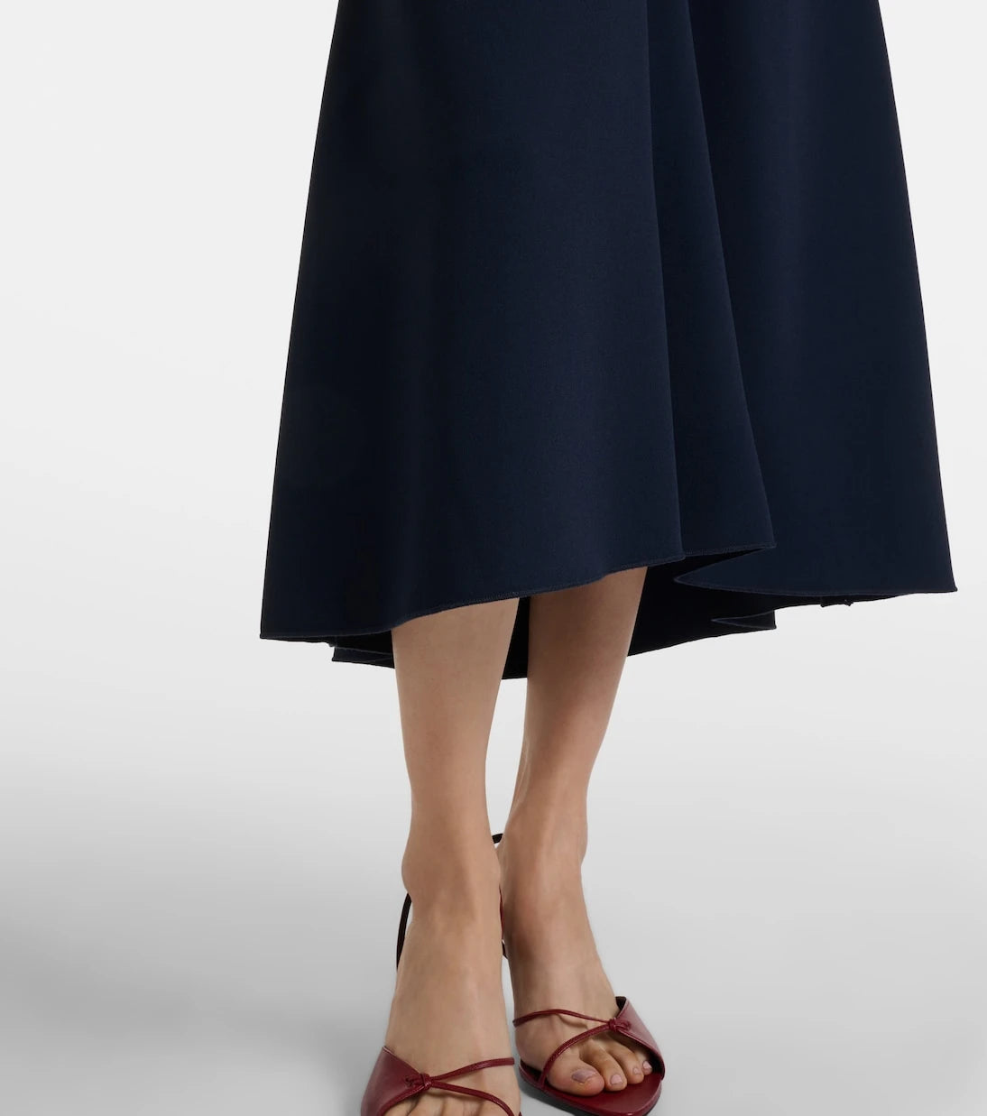 Victoria Beckham - Gathered jersey midi dress
