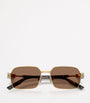 Dolce & Gabbana Wire-Frame Rectangular Sunglasses