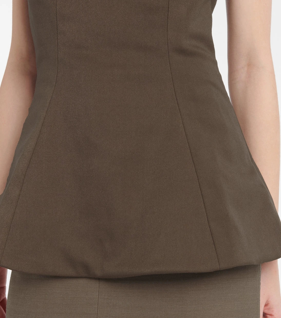 Entire Studios - Peplum tube top