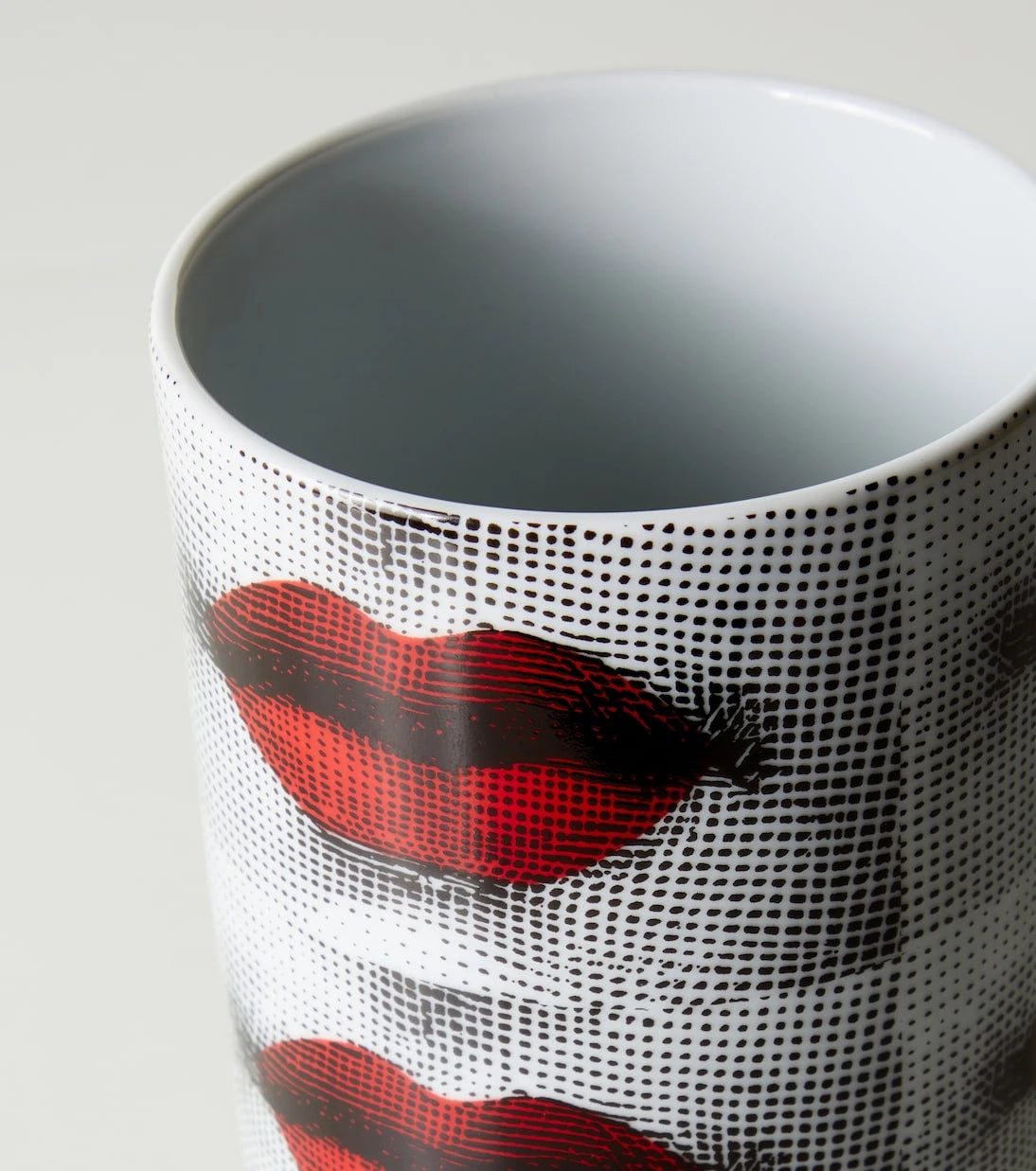 Fornasetti - Bocche Small porcelain vase