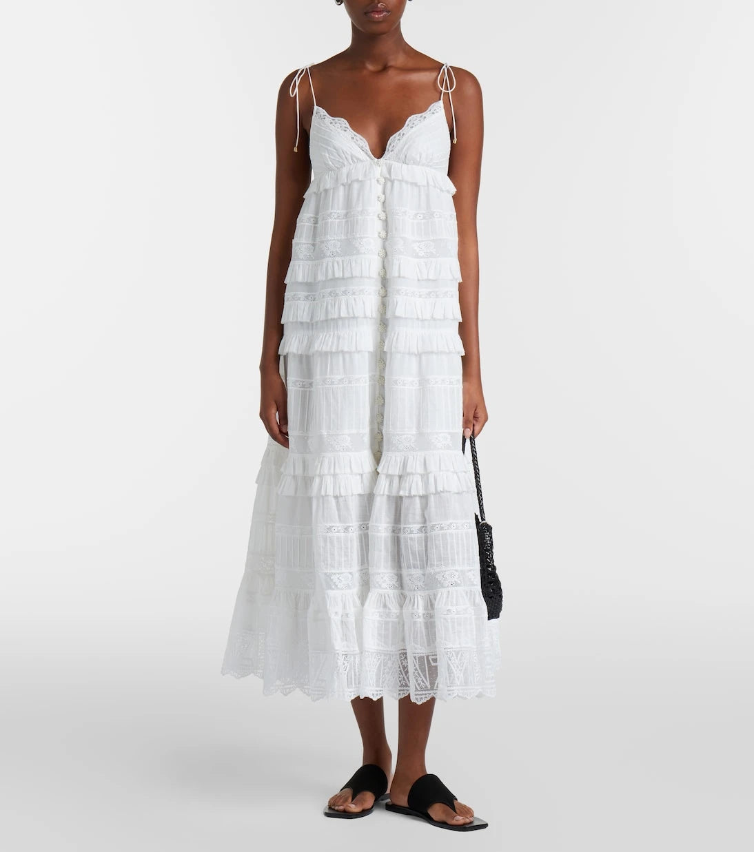 Zimmermann - Solstice cotton midi dress