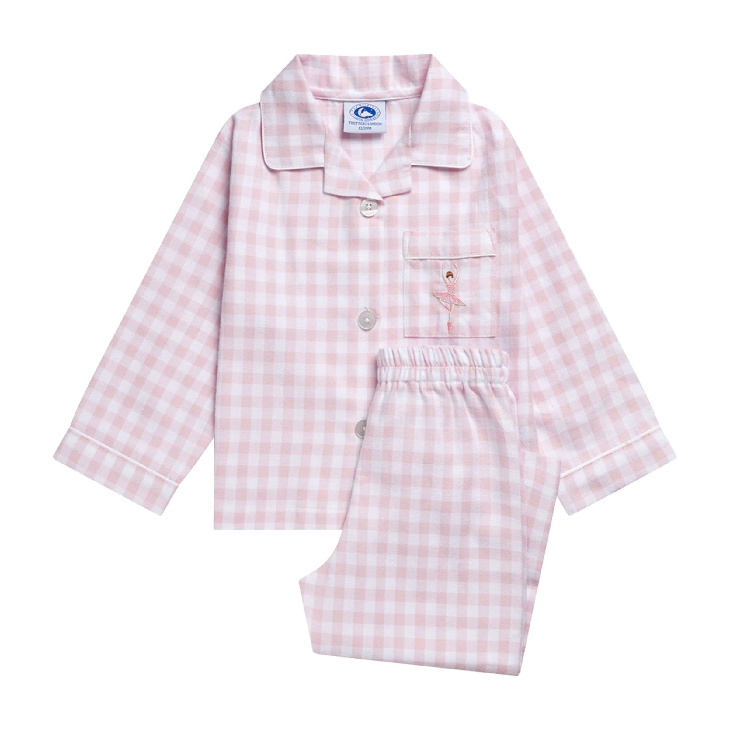 Cotton Check Margot Pyjama Set (6-11 Years)