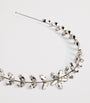 Jennifer Behr Silver Crystal-Embellished Vianca Headband
