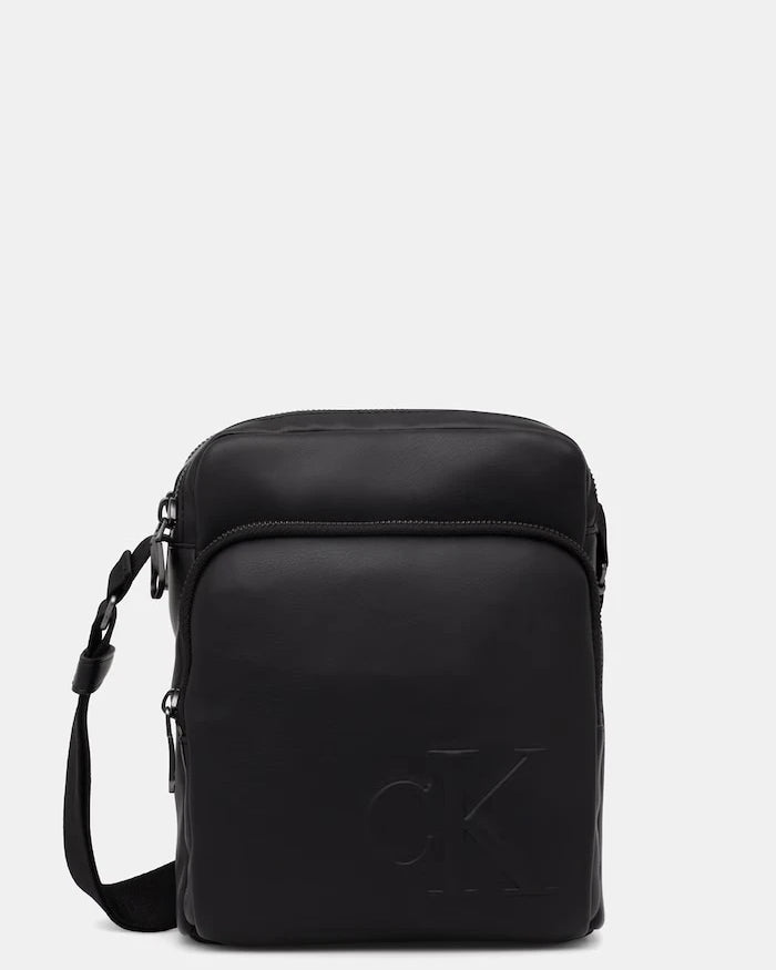 Calvin Klein erkek omuz çantası, suni deri