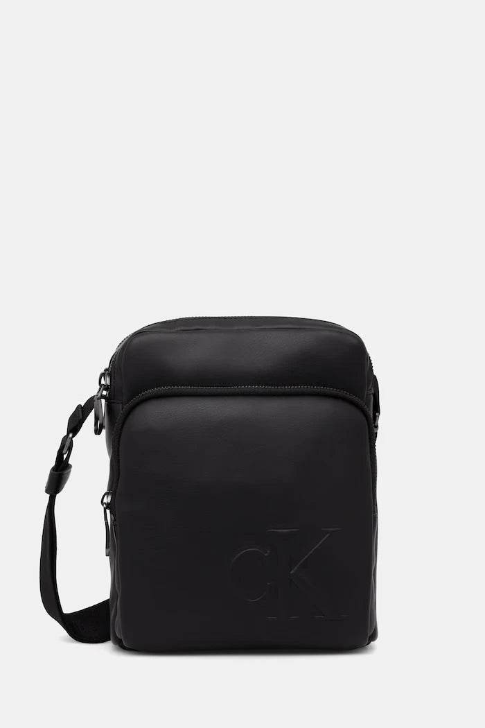 Calvin Klein erkek omuz çantası, suni deri