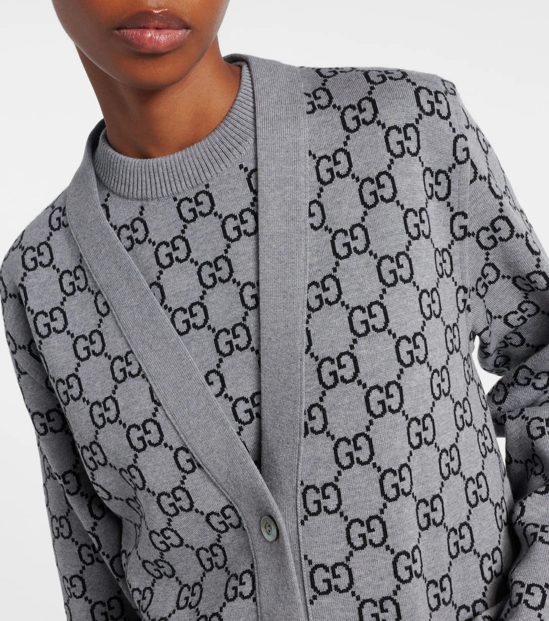 Gucci - GG wool-blend cardigan