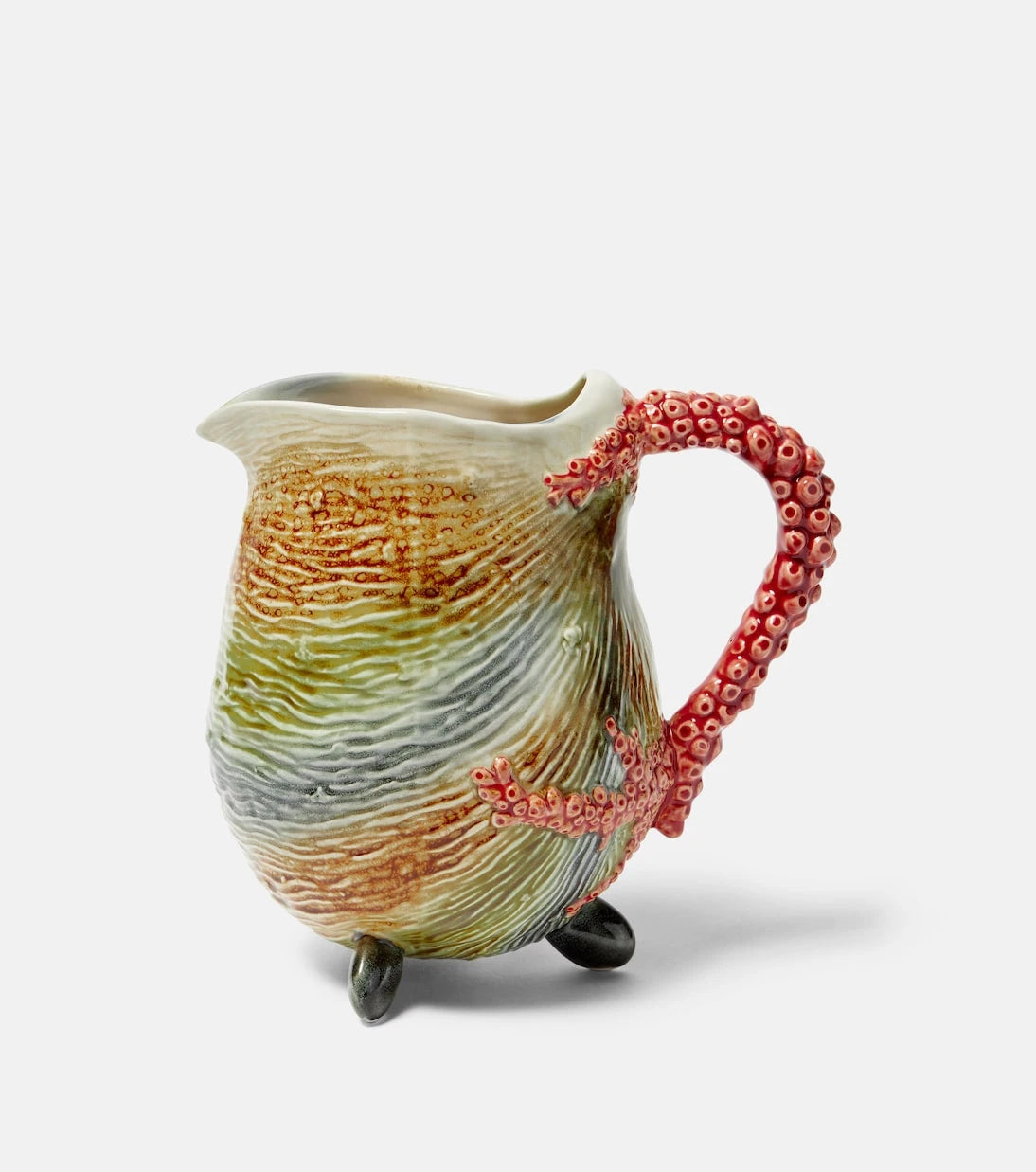 Bordallo Pinheiro - Oyster earthenware pitcher
