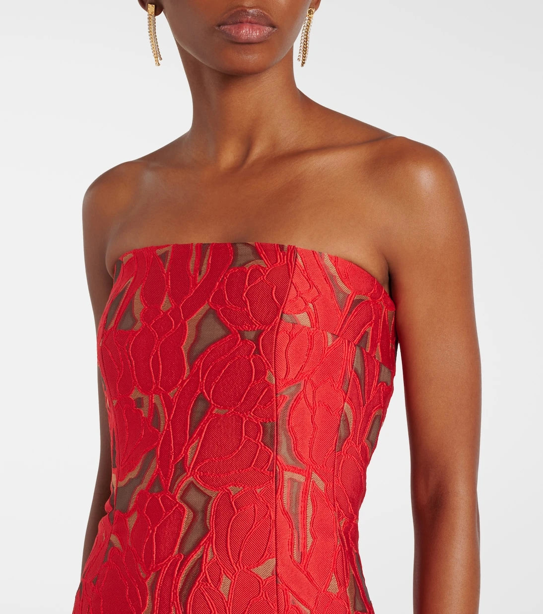 Emilia Wickstead - Laelia jacquard corset dress