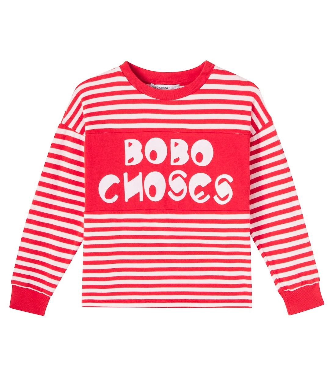 Bobo Choses - Logo striped cotton T-shirt