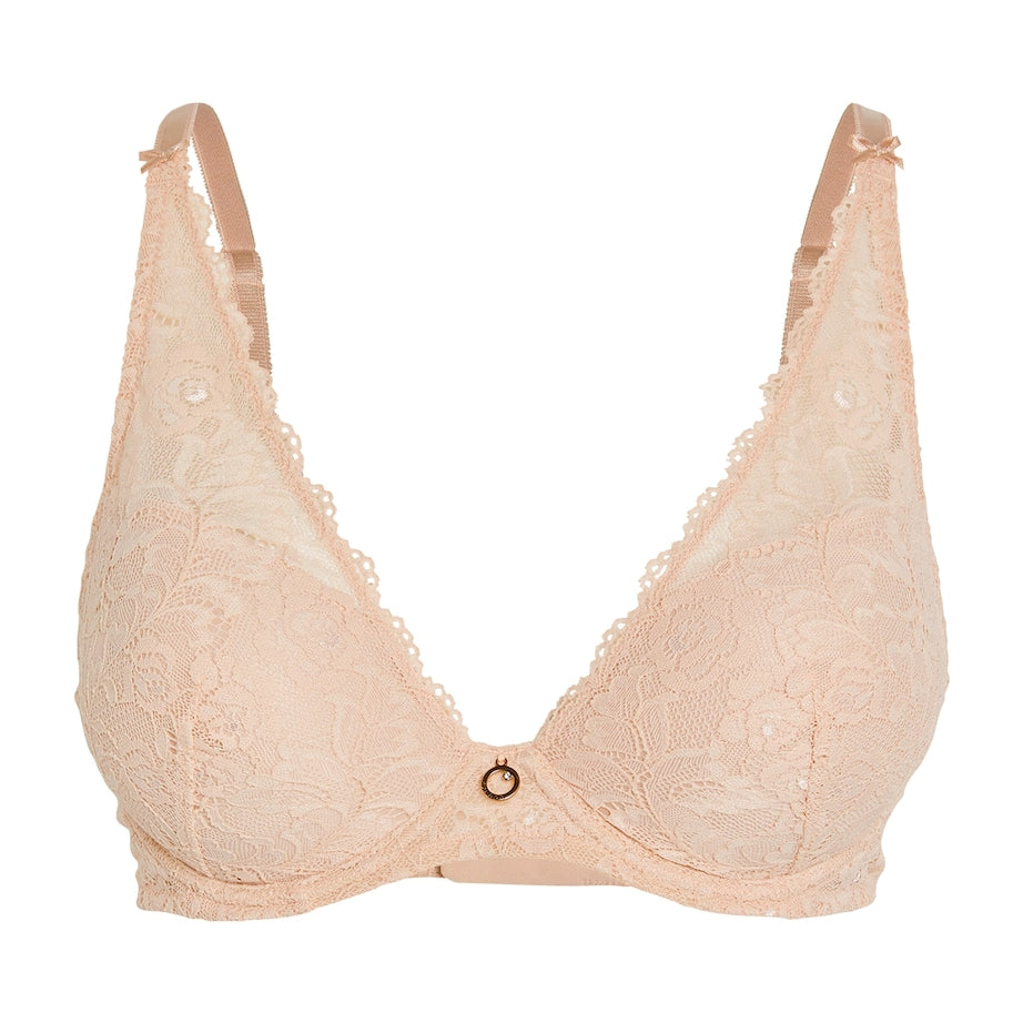 Nude Rosessence Plunge Bra