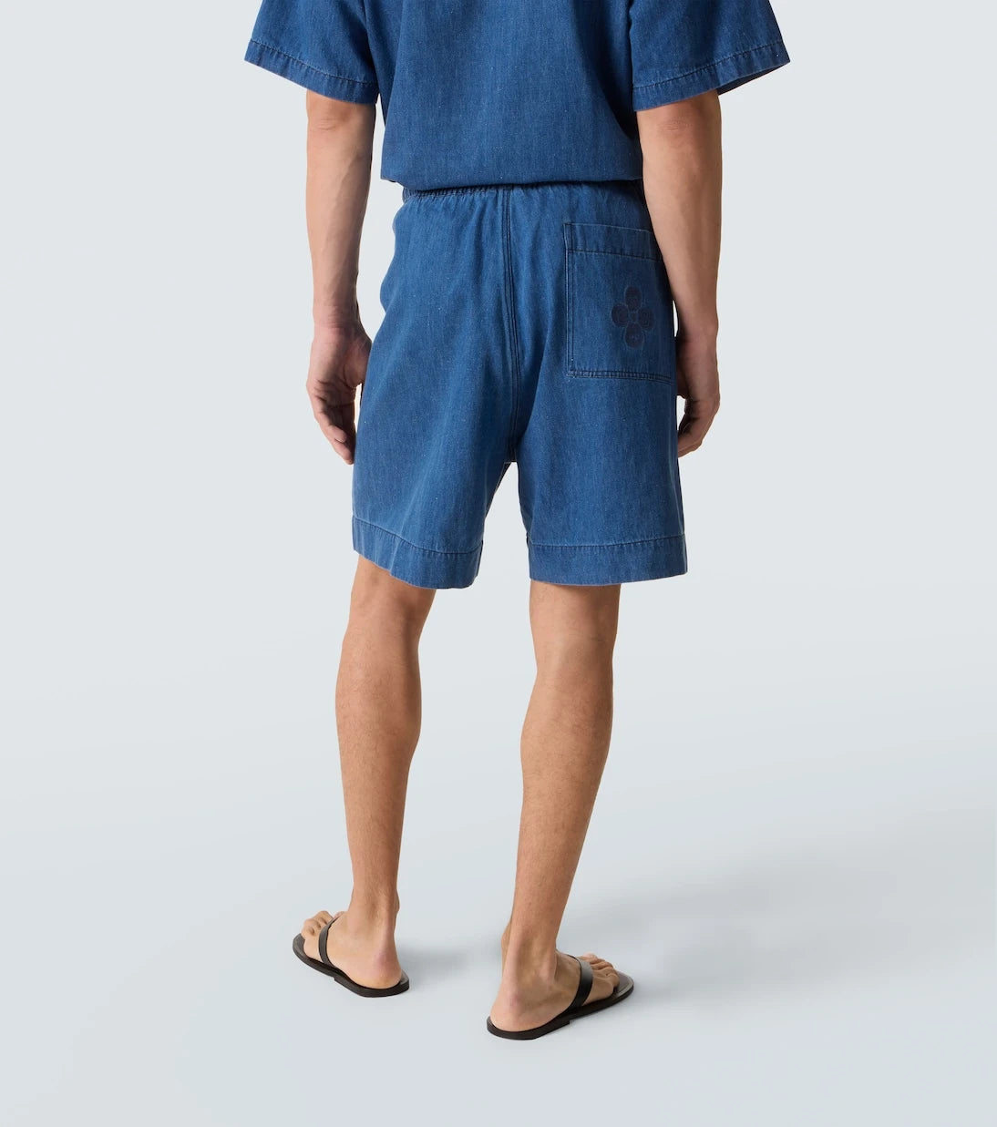 Commas - Denim Bermuda shorts