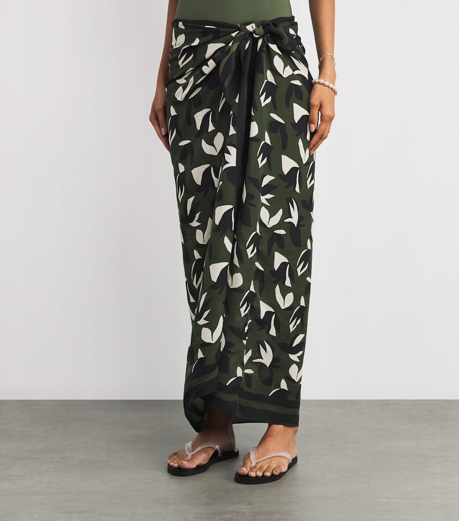 Matteau Multi Silk Printed Sarong