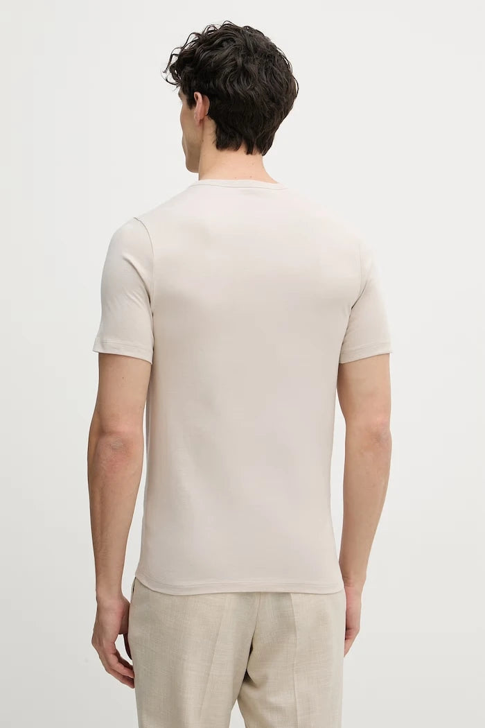 BOSS тениска мъжка от памук TShirtRN 3P Classic 3 броя