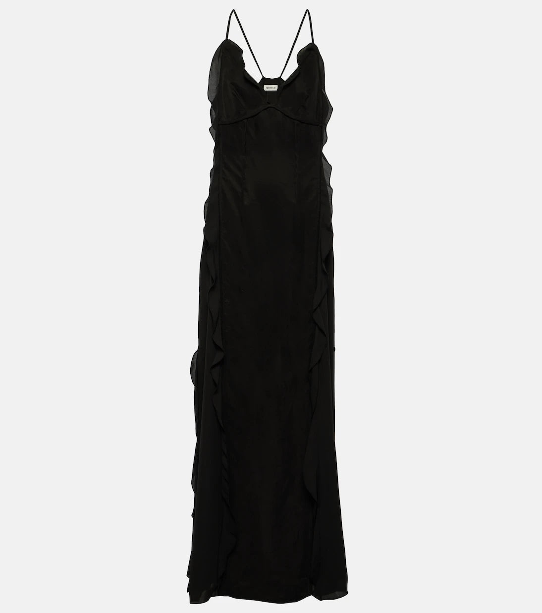 Simkhai - Emily ruffled V-neck slip dress