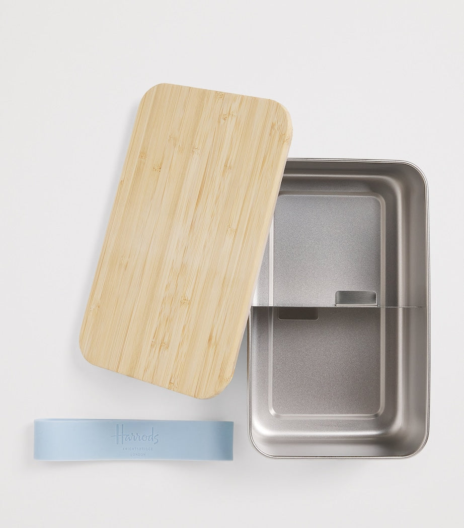 Metal Icons Lunch Box BLUE