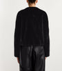 Yves Salomon Black Long-Haired Mink Jacket