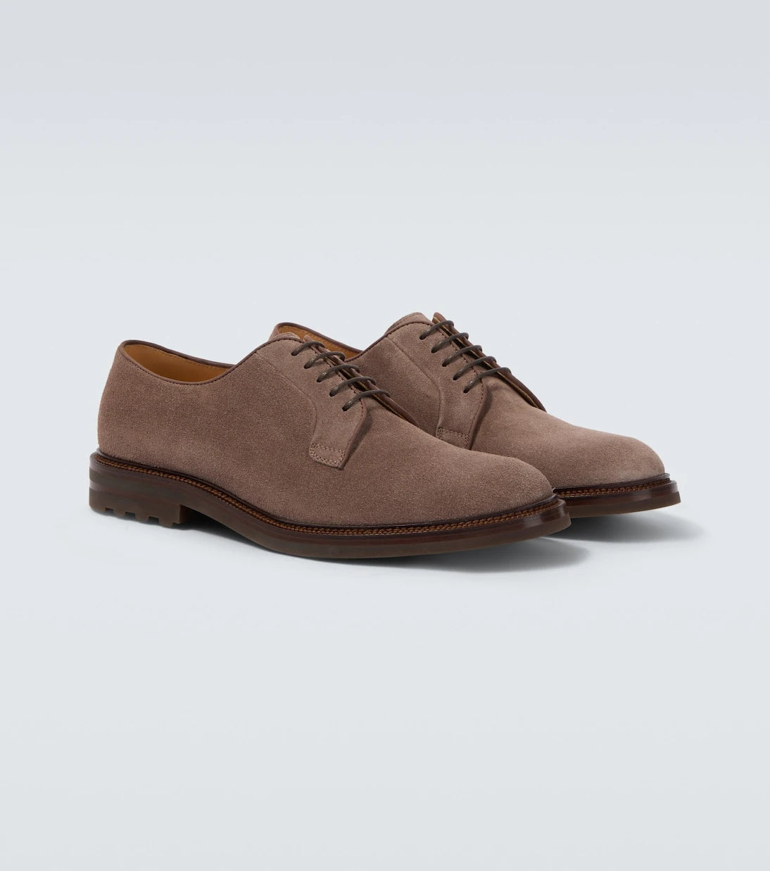 Brunello Cucinelli - Suede Derby shoes