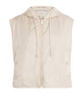 Weekend Max Mara White Reversible Padded Gilet