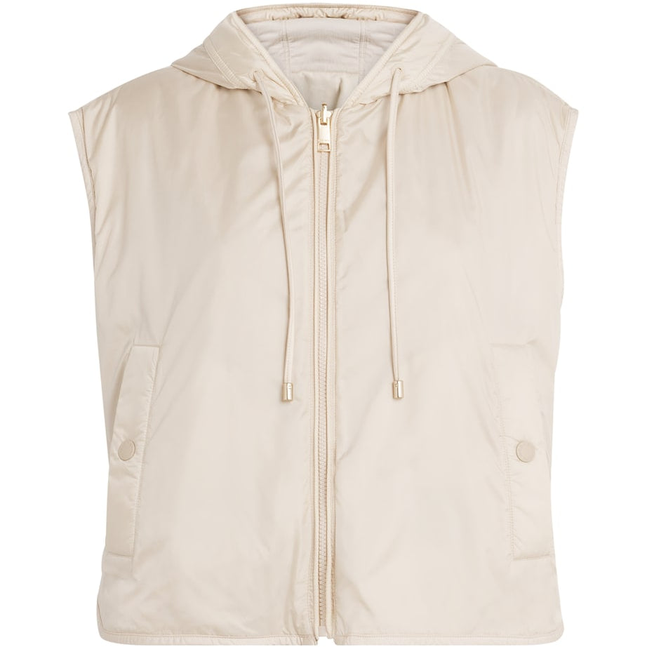Weekend Max Mara White Reversible Padded Gilet