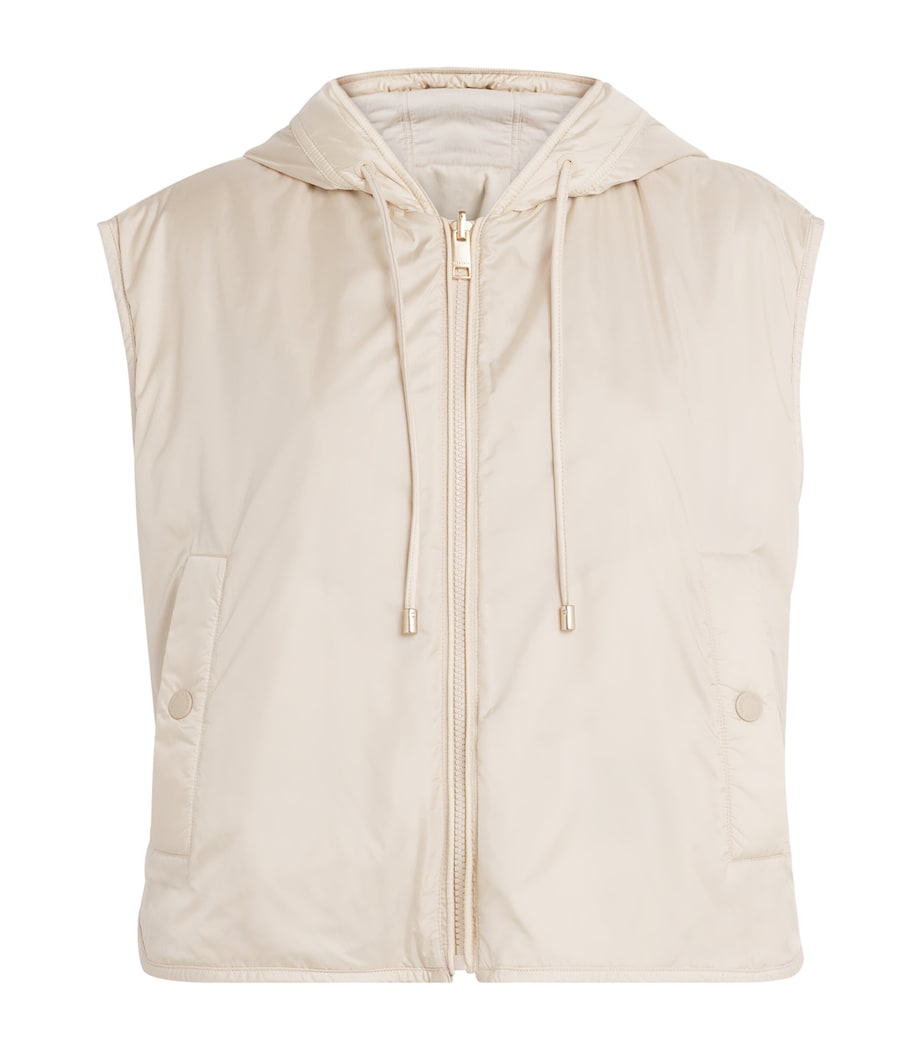 Weekend Max Mara White Reversible Padded Gilet