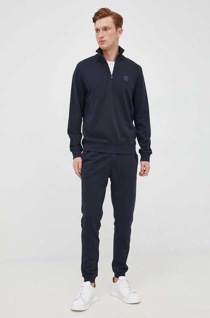 BOSS Orange erkek pamuklu Zetrust sweatshirt