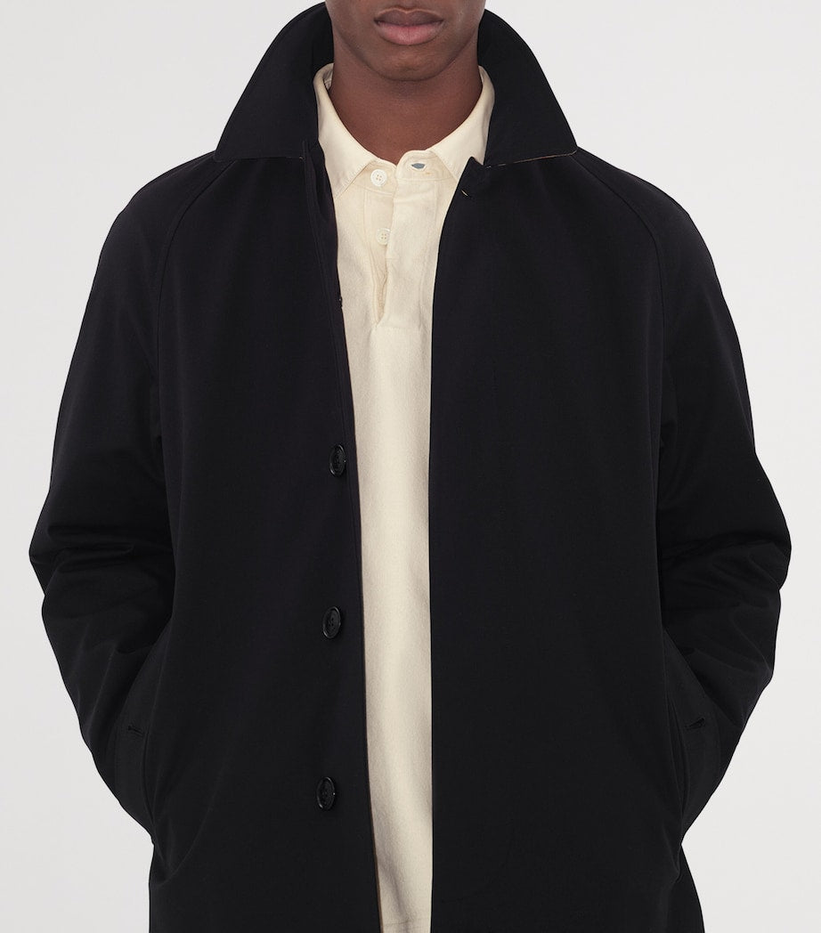 Black Cotton Camden Heritage Short Car Coat