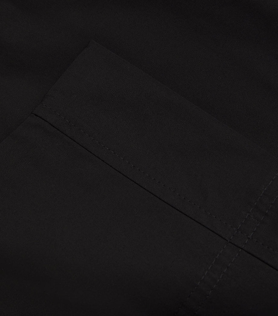 Toteme Black Organic Cotton Twisted Seam Trousers
