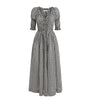 DÔEN Multi Organic Cotton Gingham Ischia Midi Dress