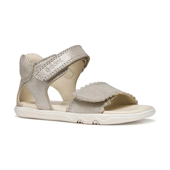 Детски сандали от кожа Geox SANDAL STEPPIEUP