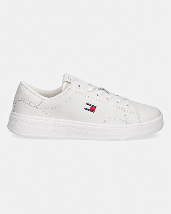 Tommy Jeans TJW SCRIPT CUPSOLE kadın deri sneaker