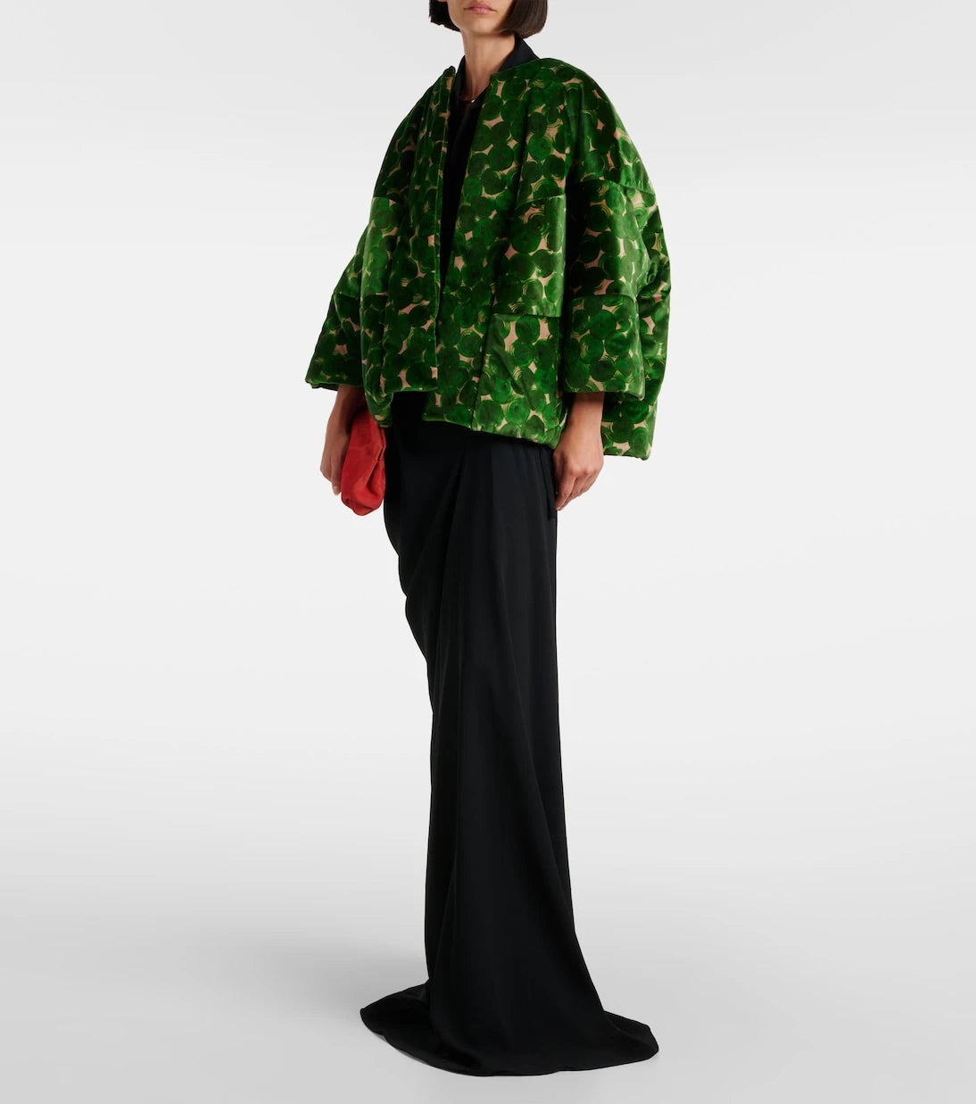 Dries Van Noten - Draped maxi skirt